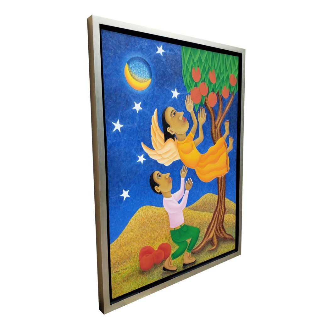 Gerardo Navarro Gómez Oleo sobre Tela Cosecha de Sueños 2005 Oaxaca