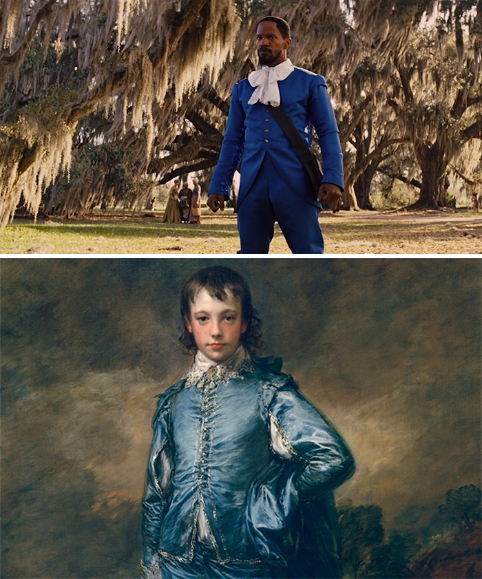 Django Unchained (Quentin Tarantino) - The Blue Boy (Thomas Gainsborough)