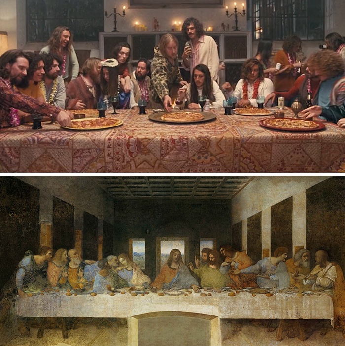 Inherent Vice (Paul Thomas Anderson) - The Last Supper (Leonardo da Vinci)