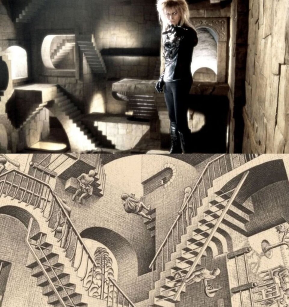 Labyrinth (Jim Henson) - Relativity (M.C. Escher)