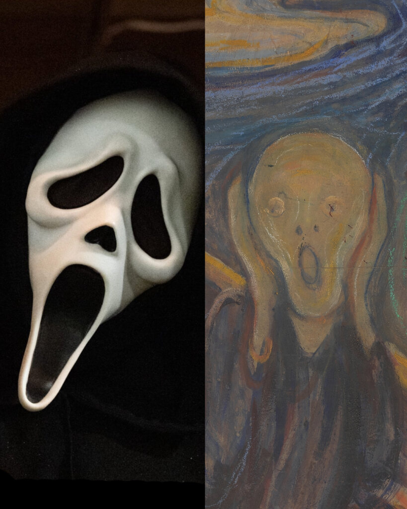 Scream (Wes Craven) - The Scream (Edvard Munch)