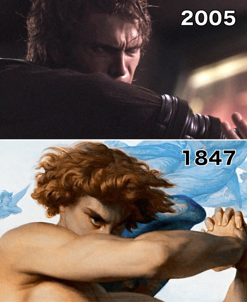 Star Wars Revenge of the Sith by George Lucas - The Fallen Angel by Alexandre Cabanel