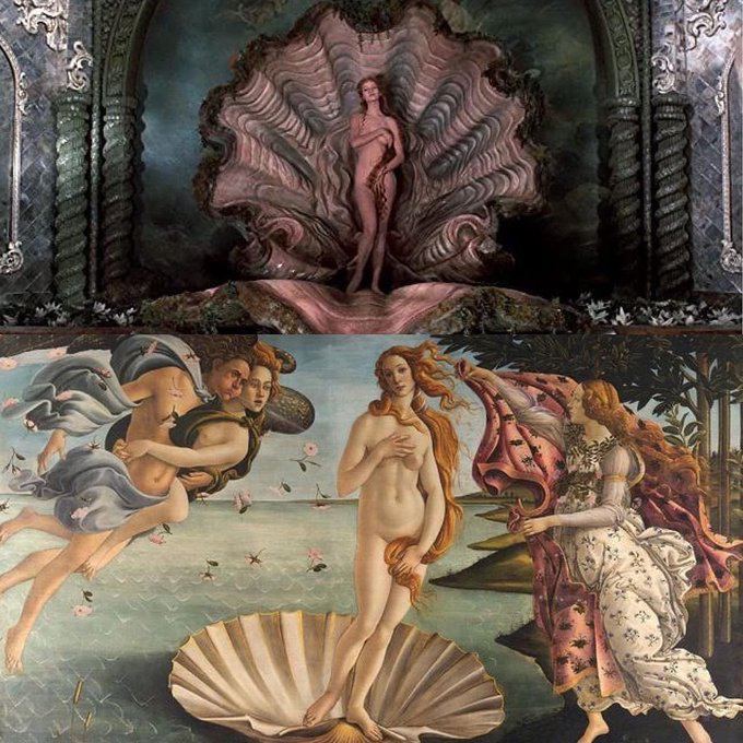 The Adventures of Baron Munchausen (Terry Gilliam) - The Birth of Venus (Sandro Botticelli)