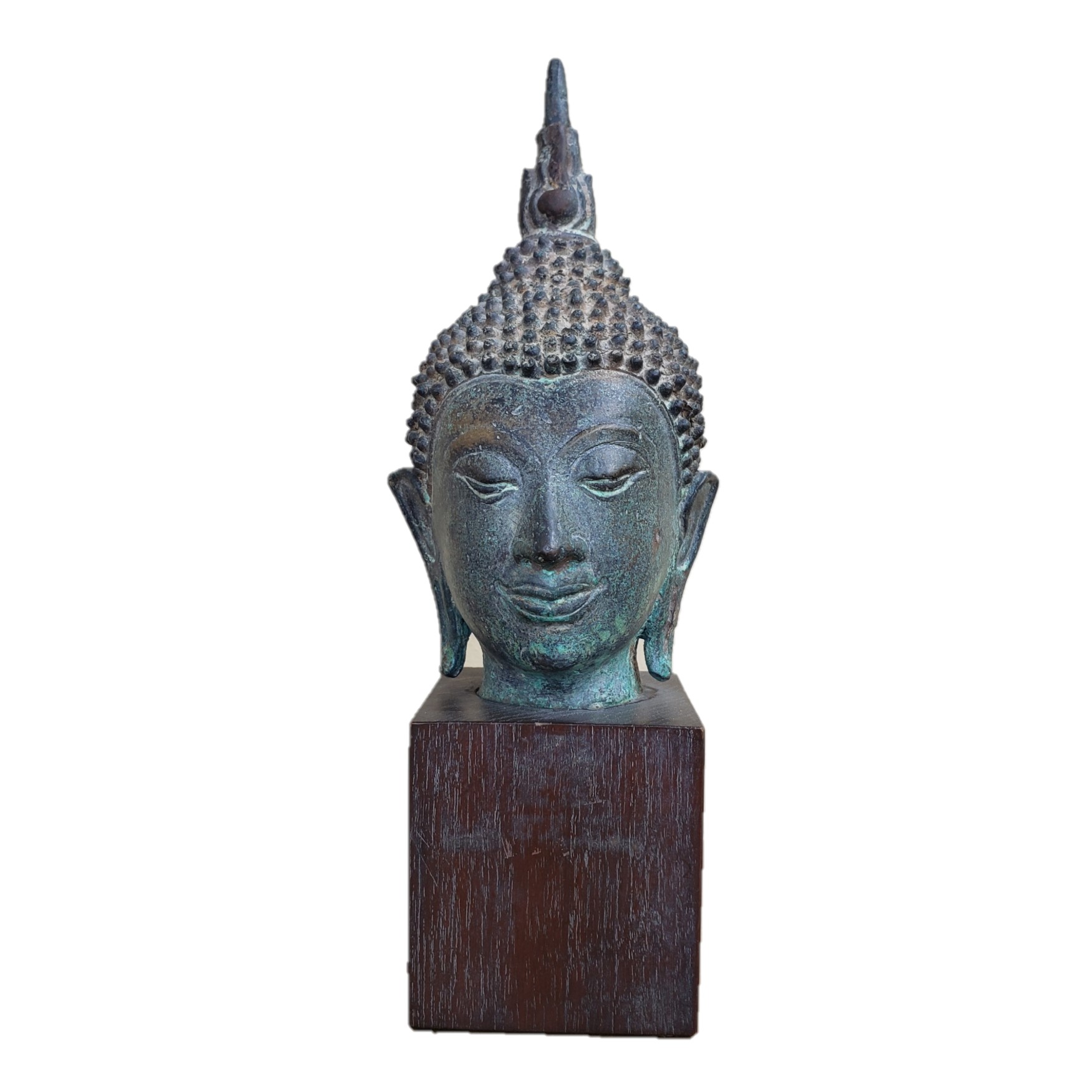 Buda de Bronce Vintage de Tailandia Estilo U-Thong