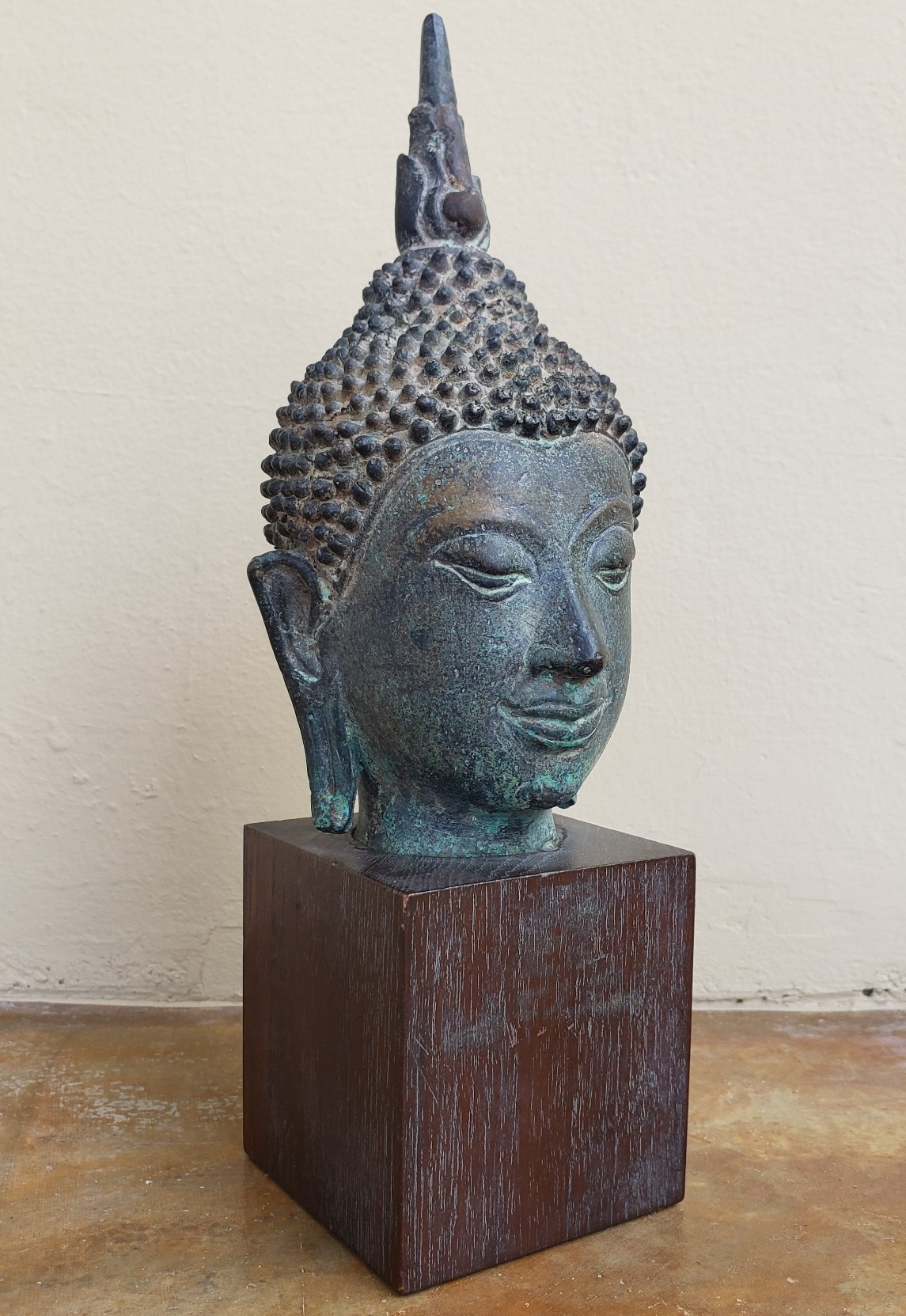 Buda de Bronce Vintage de Tailandia Estilo U-Thong