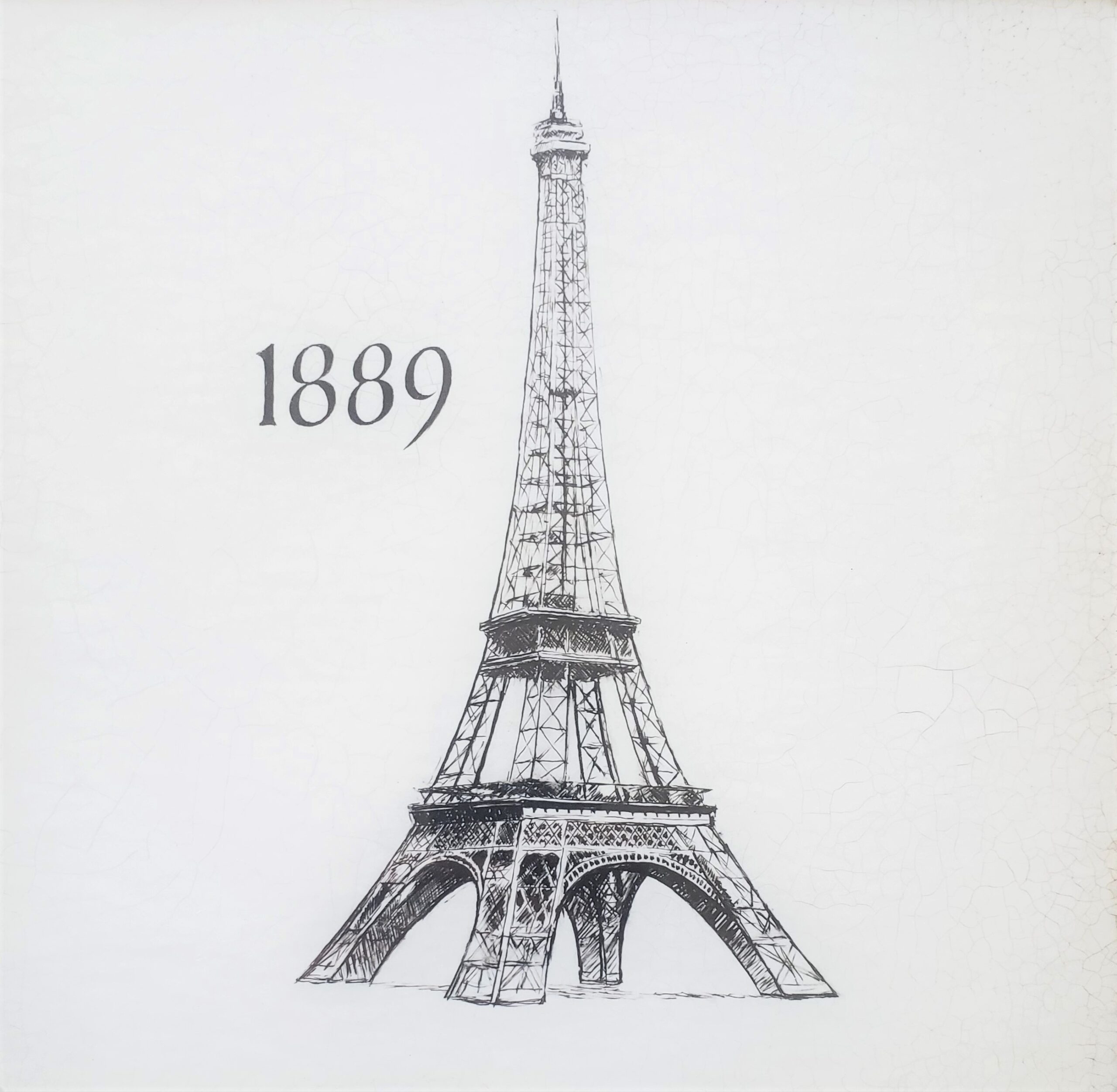 Marco Fabiano Litografía Torre Eiffel Paris Francia 2002 Paragon Gallery