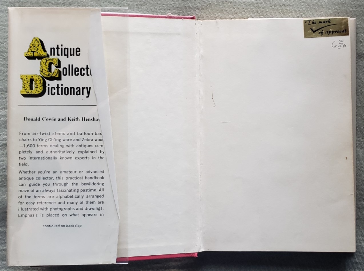 donald cowie & keith henshaw antique collector's dictionary ed gramercy 1962 donald cowie & keith henshaw antique collector's dictionary ed gramercy 1962