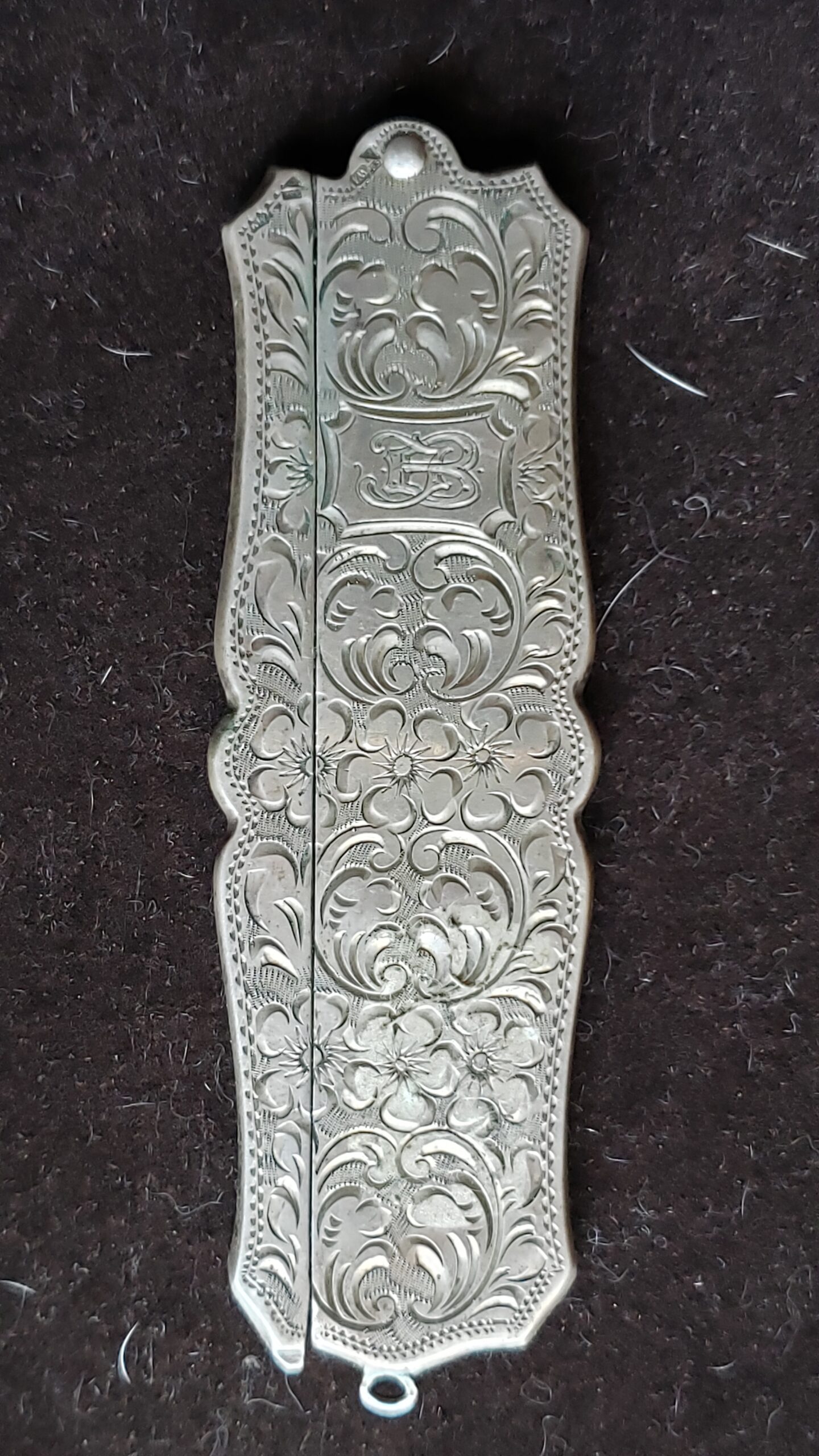 peine plegable de bolsillo antiguo plata grabada carey era victoriana peine plegable de bolsillo antiguo plata grabada carey era victoriana