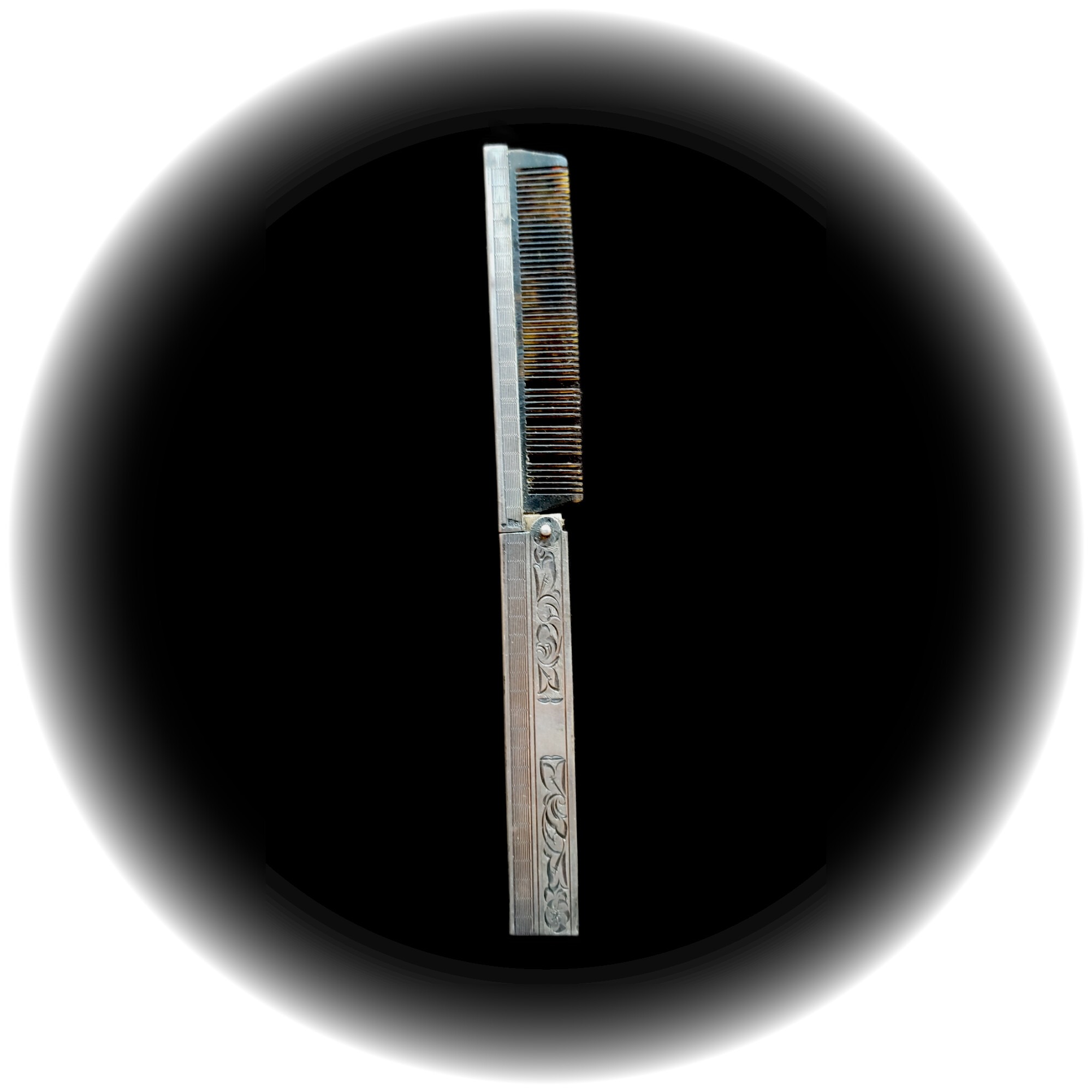 peine de bolsillo plegable antiguo plata mexicana .900 carey j.m. art deco peine de bolsillo plegable antiguo plata mexicana .900 carey j.m. art deco