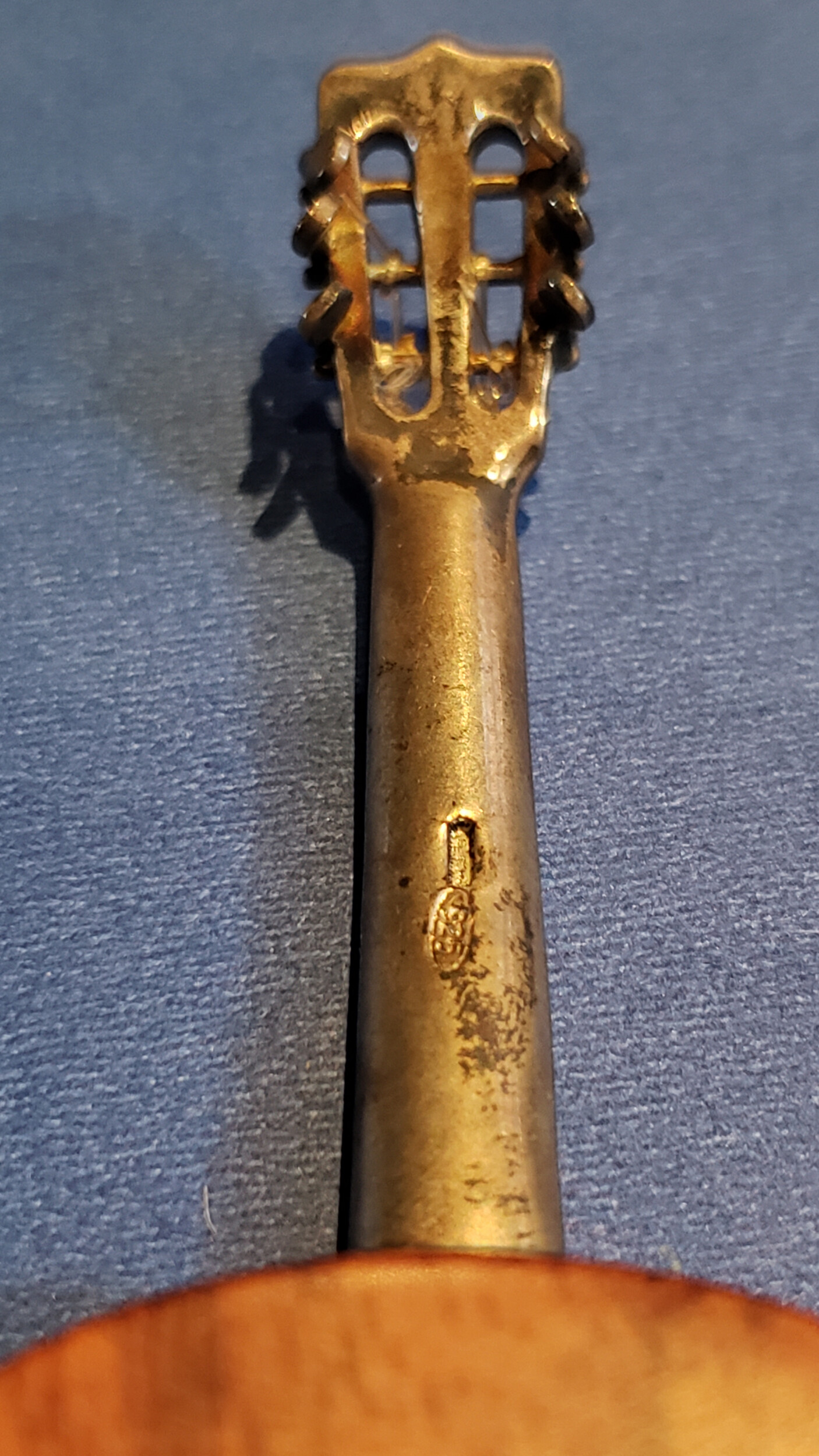 guitarra miniatura vintage plata sterling 925 artesanal mexicana guitarra miniatura vintage plata sterling 925 artesanal mexicana