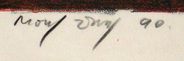 moises zabludovsky serigrafia torero 1990 p/t firmada arte mexicano moises zabludovsky serigrafia torero 1990 p/t firmada arte mexicano