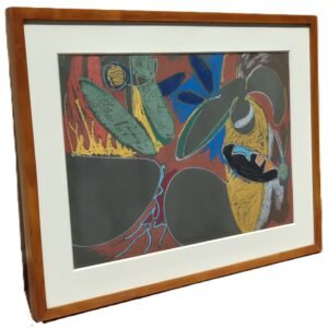 José Francisco Dibujo Pastel 1976 Firmado Abstracto Original Ruptura Provenance