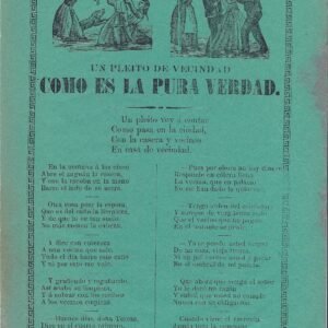 Manuel Manilla Volante Un Pleito de Vecindad c1907