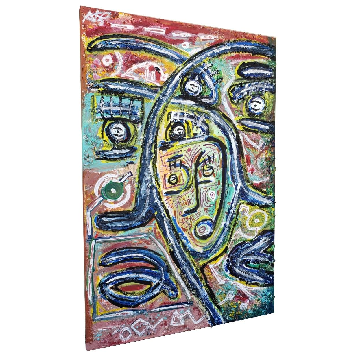 9902 Akar Escamilla Mixta en Tela Personalidad(es) 2023 Contemporáneo