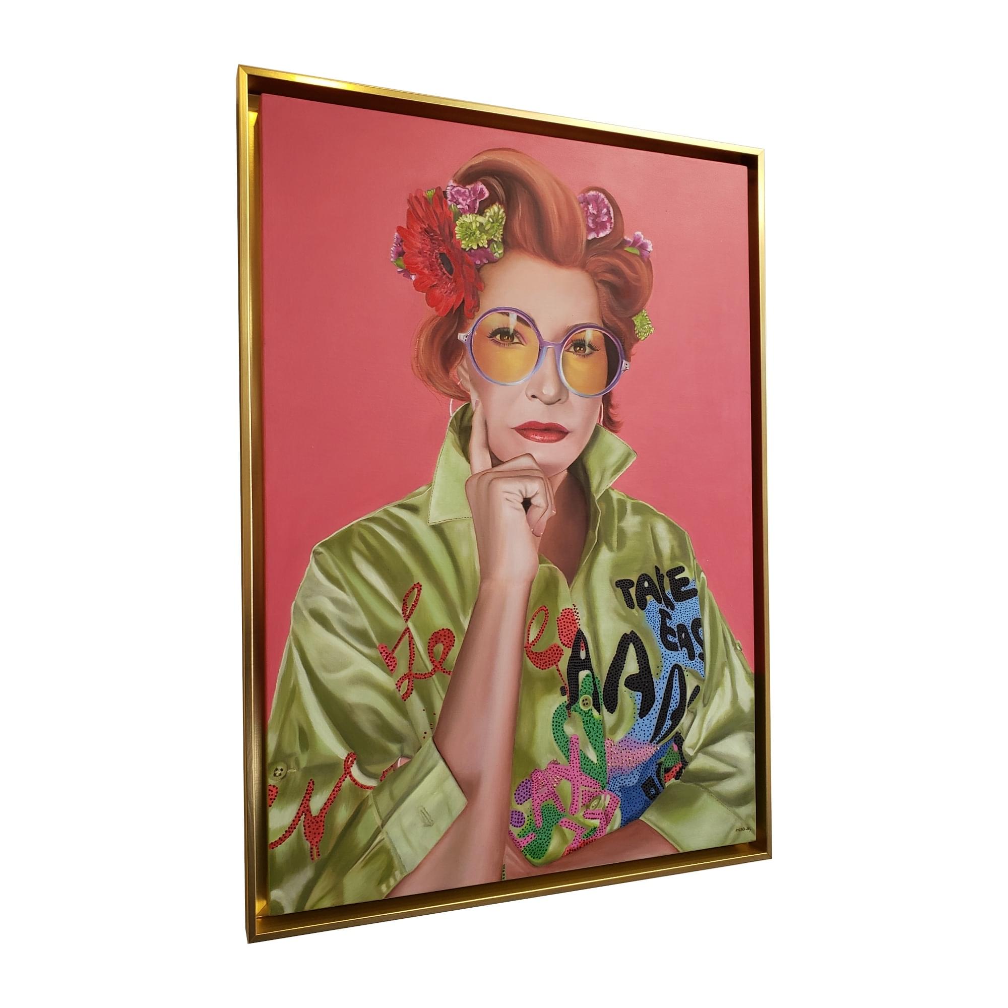 Silvia Torres Oleo en Tela Introspección 2023 Retrato Arte Contemporáneo