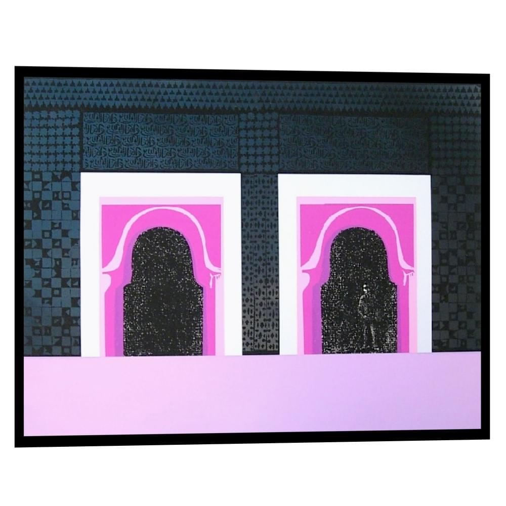 Antonio Frasconi Serigrafía García Lorca en la Alhambra 1977