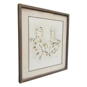 Jorge de la Fuente Dibujo Conjugación 1988 Polyforum Siqueiros