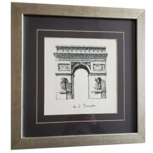 Marco Fabiano Litografía Arco del Triunfo Paris Francia 2002 Paragon Gallery