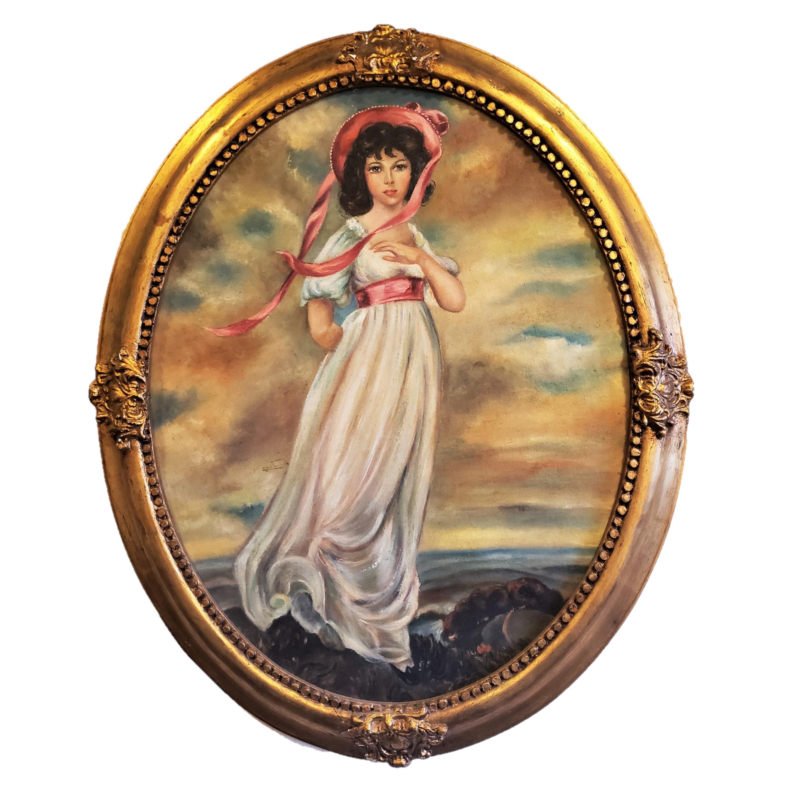 Thomas Lawrence Oleo Pinkie Retrato de Sarah Moulton Thomas Lawrence Oleo Pinkie Retrato de Sarah Moulton